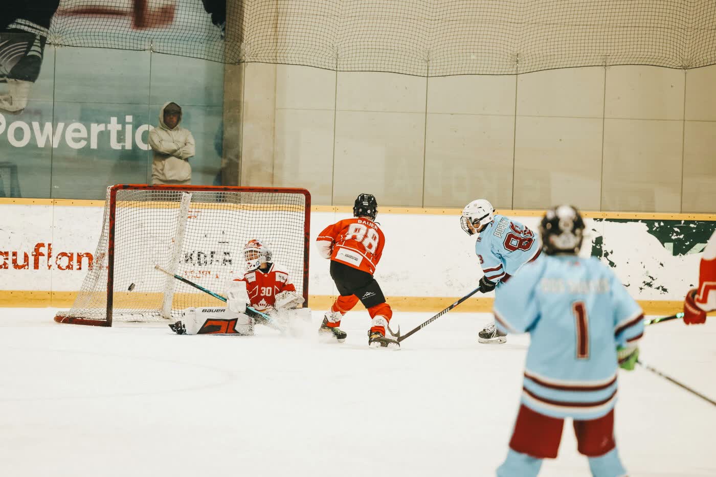 Goal-mouth action at the tournament